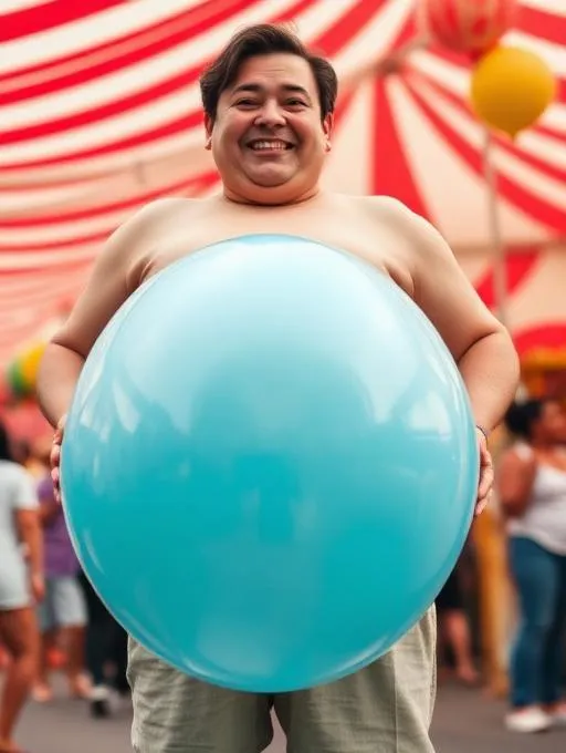 Balloon Belly AI video effect