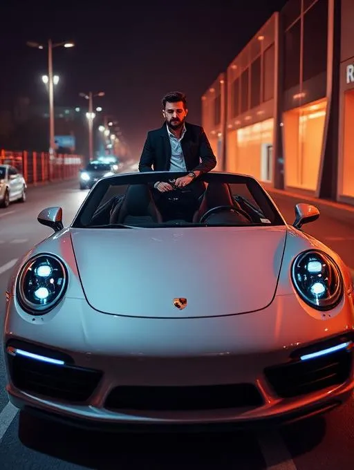 Ride My Porsche AI video effect
